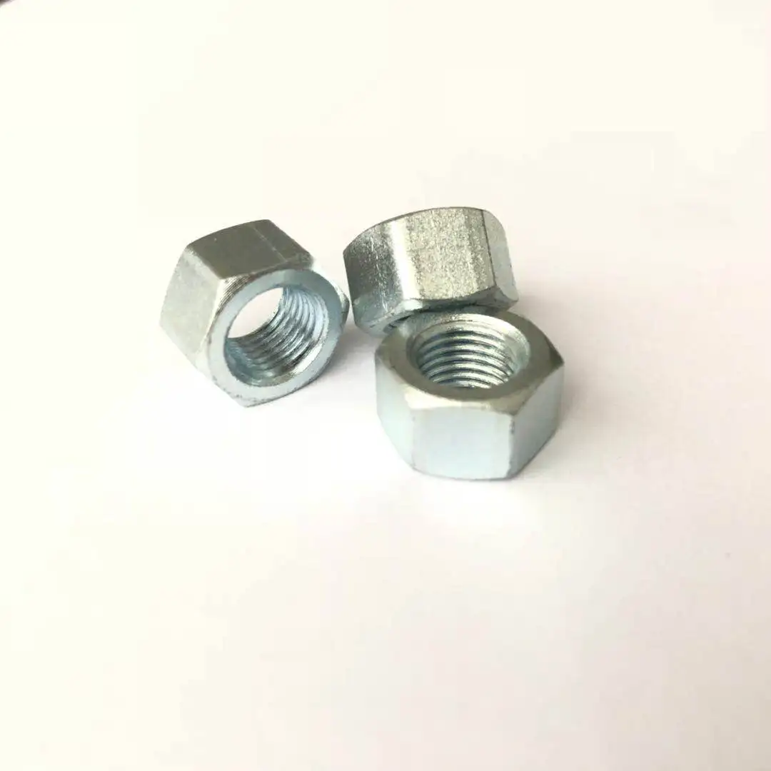 
high strength carbon steel heavy Galvanized double hex nut 