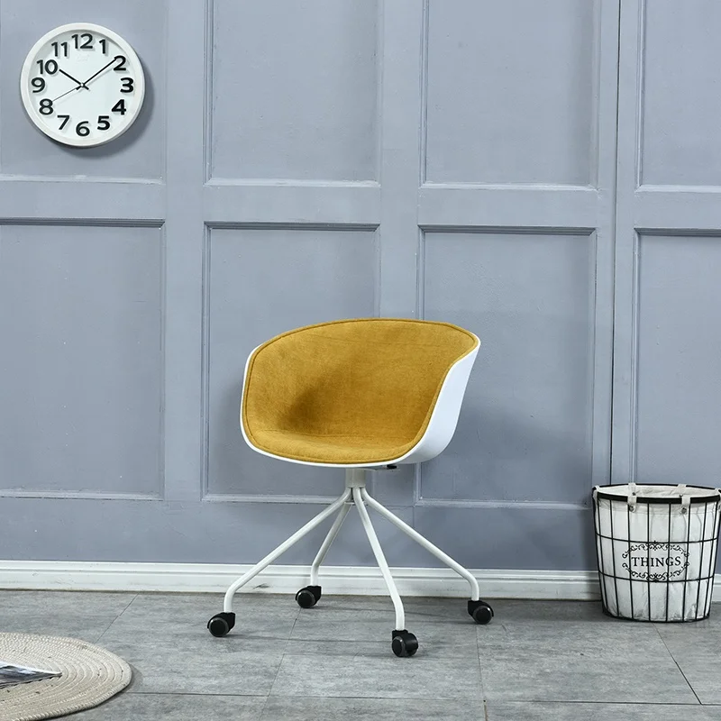 
commercial furniture hot sale buy chairs from china office furniture move metal leg plastic chair ring back office chair 