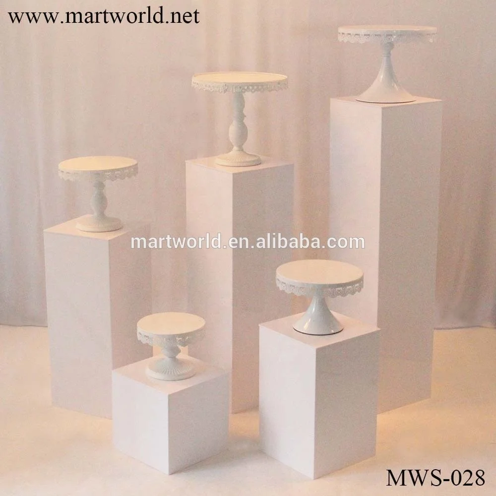 plinth  white  pillar pedestal wedding backdrop decoration party event bridal shower birthday invitation(MWS-028)