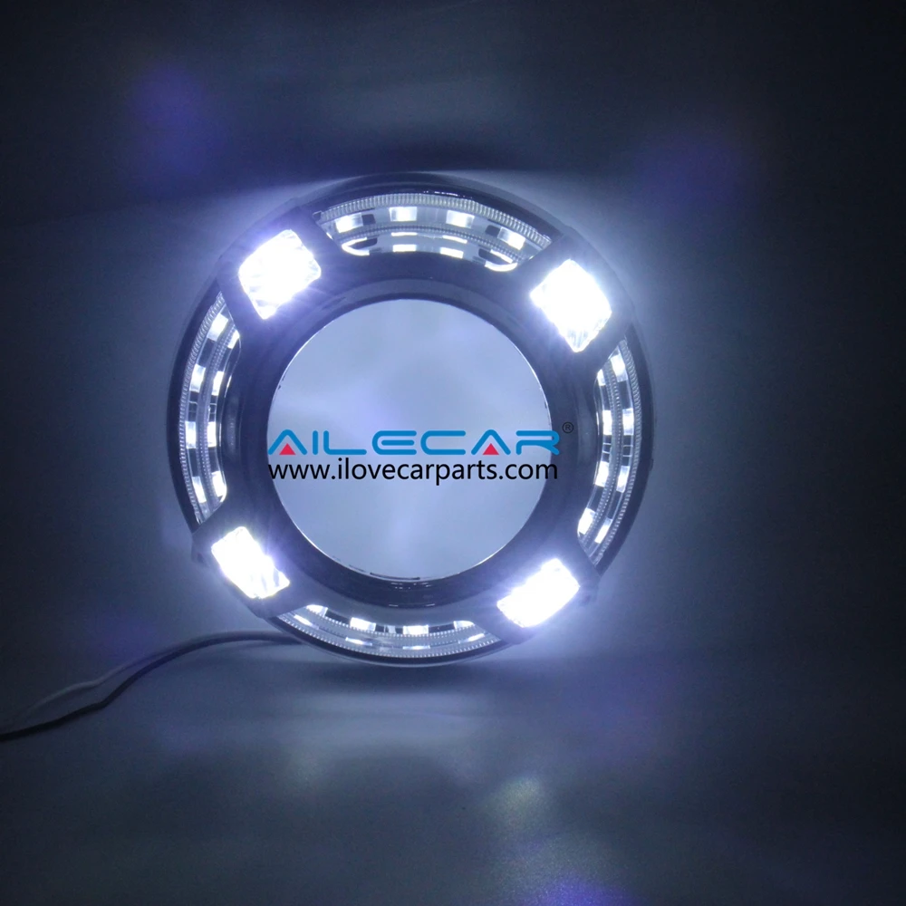 AUTO DRL 3.0 inch Q5 projector lens cover/ panamera shrouds 2.0 /big size shrouds