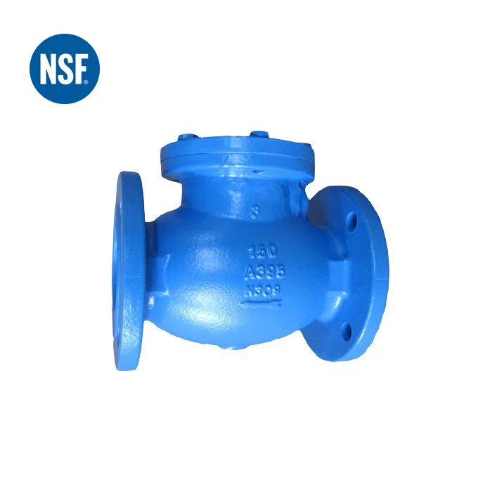 cast iron  ANSI150lbs flange end NSF approved  swing check valve for drinking water