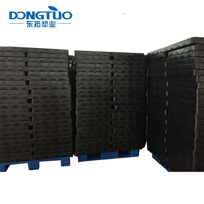 Spill pallet for drum  best sale plastic 4 drum oil spill pallet 1300x1300x150mm