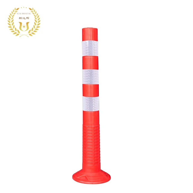 Traffic safety Warning Road Delineator Bollard Flexible and Reflective from Raw Material