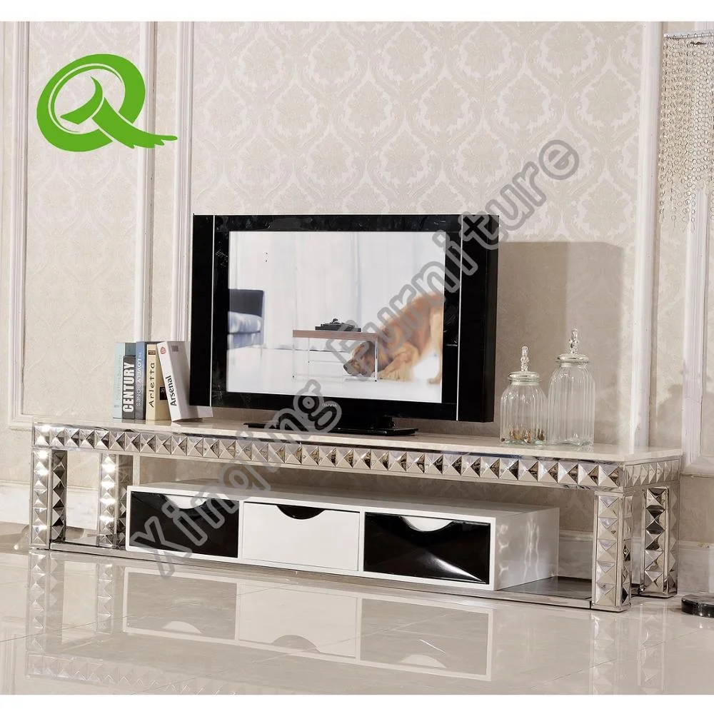 
Modern living room furniture marble design TV bench tv cabinet furniture 