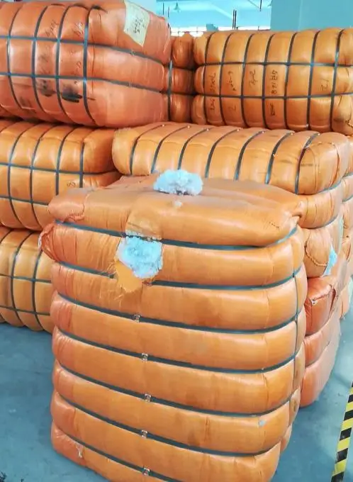 Recycled lowest price 7D*64mm HCS polyester staple fiber Polyester Fiber Manufacturers and Suppliers