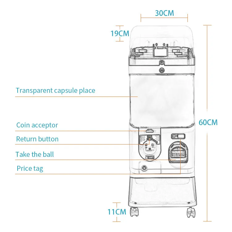 Newest Mini Toy Vending Machines Tomy Gacha Machine