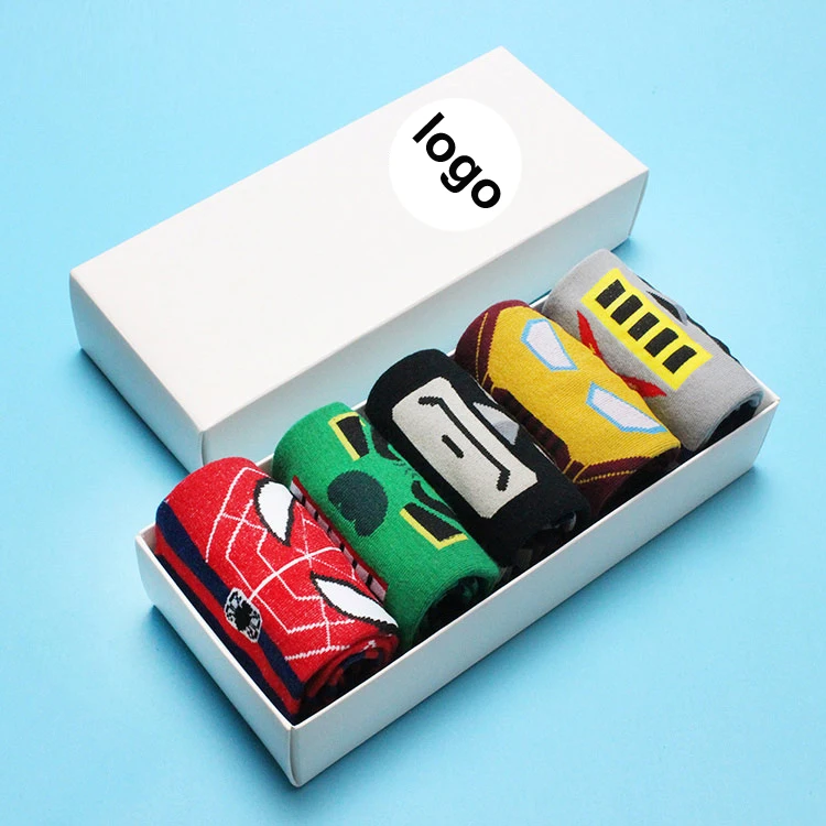 Забавные дизайнерские Короткие Носки с рисунком супер героев