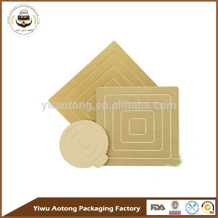 Wholesale Cake Boards for wedding cake base wood boards MDF with printing custom size
