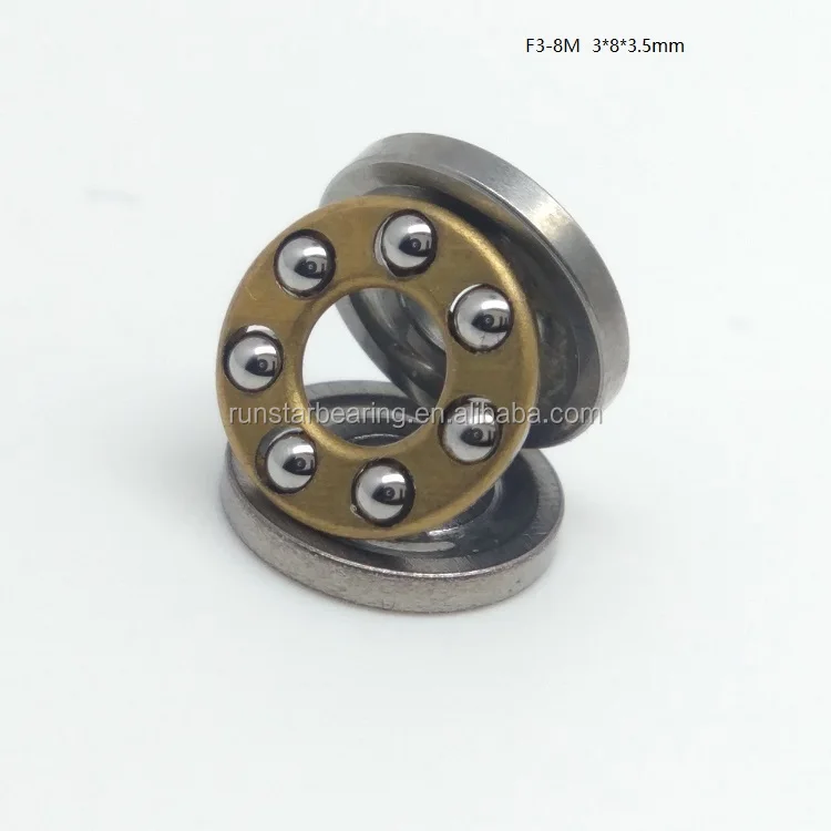 ISO9001:2015 bearing manufacturer axial ball bearing F3-8M thrust bearing manufacture