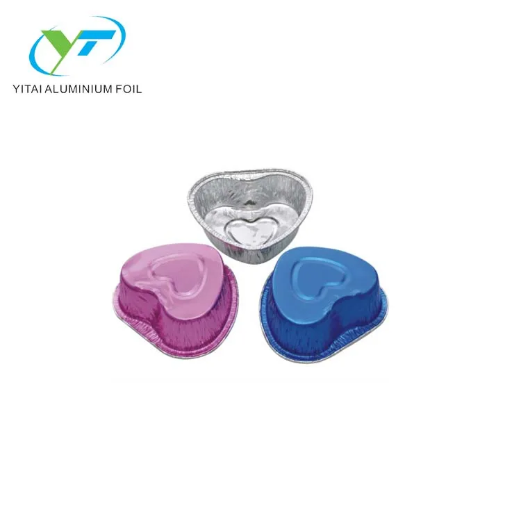 
mini square aluminum foil container pudding cup with lid 