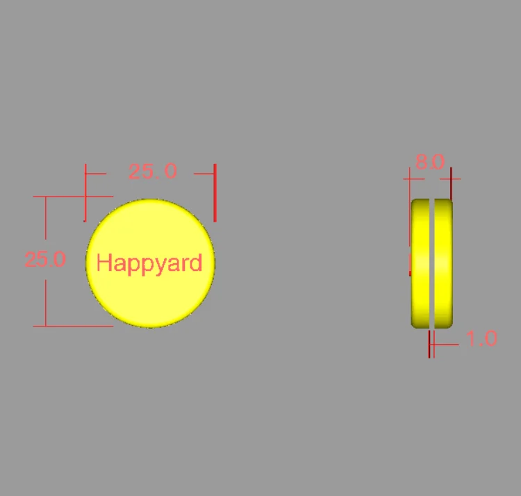 Горячая Распродажа, высококачественный Вибрационный демпфер для тенниса в форме логотипа на заказ