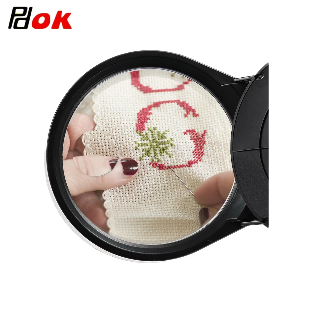 PD-5S гибкий зажим светодиодные лампы увеличительное стекло с яркими регулируемая светодиодная лампа