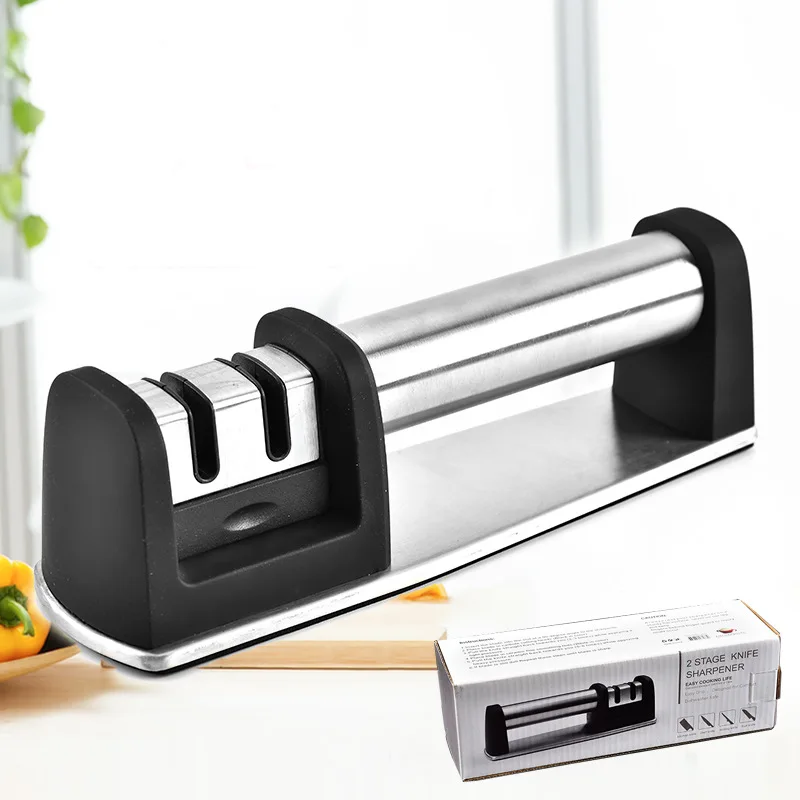 2-Stage Tungsten Design Restores knife sharpener