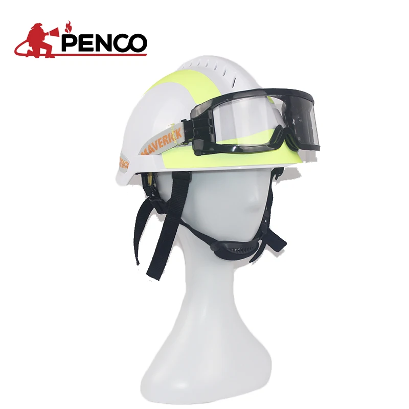 heat resistant msa f2 fire helmet with nomex fabric cappa