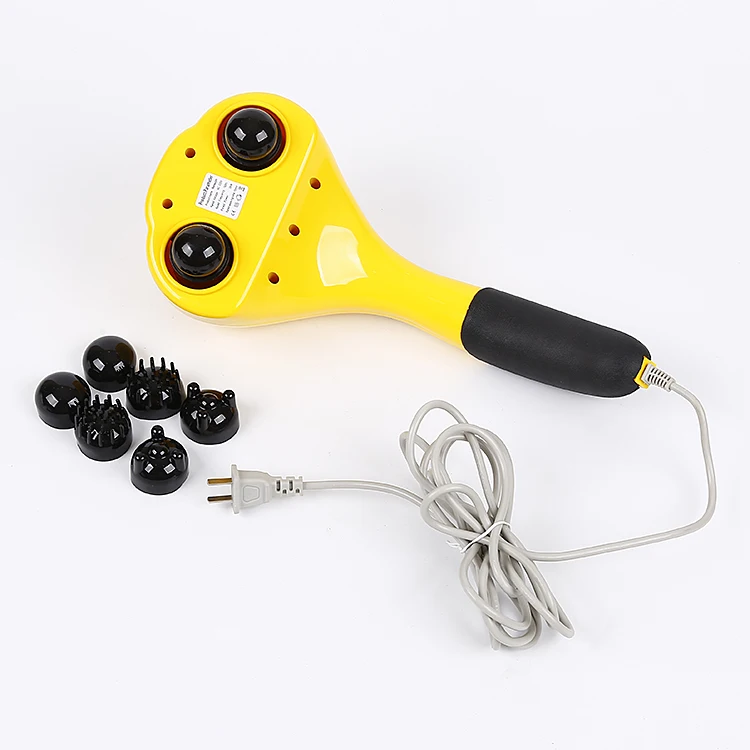 Custom Relaxation Vibrating back massage stick Body dual head Handheld electric massager stick