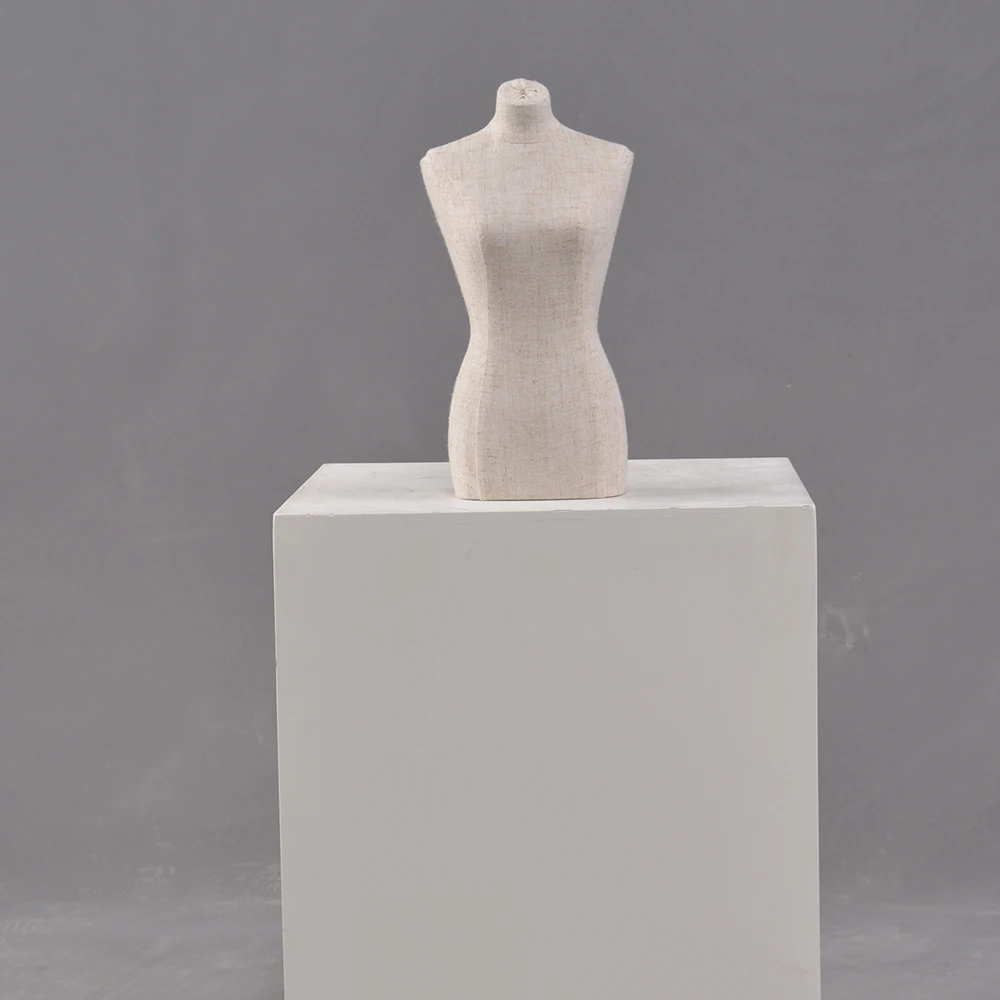 Mini half body dress form jewelry display mannequin stands holder necklace pendant display mannequin