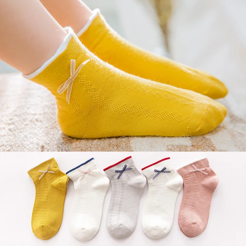
Up-grade Summer cute bowknot baby cotton socks 