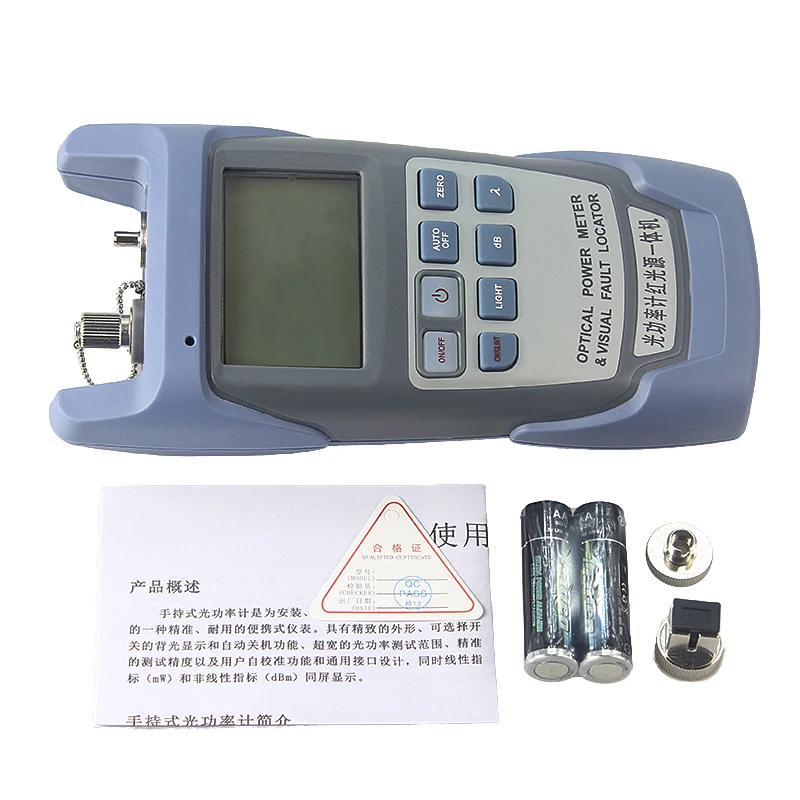 Laser Power FTTH Fiber Optic Optical Power Meter Cable Tester