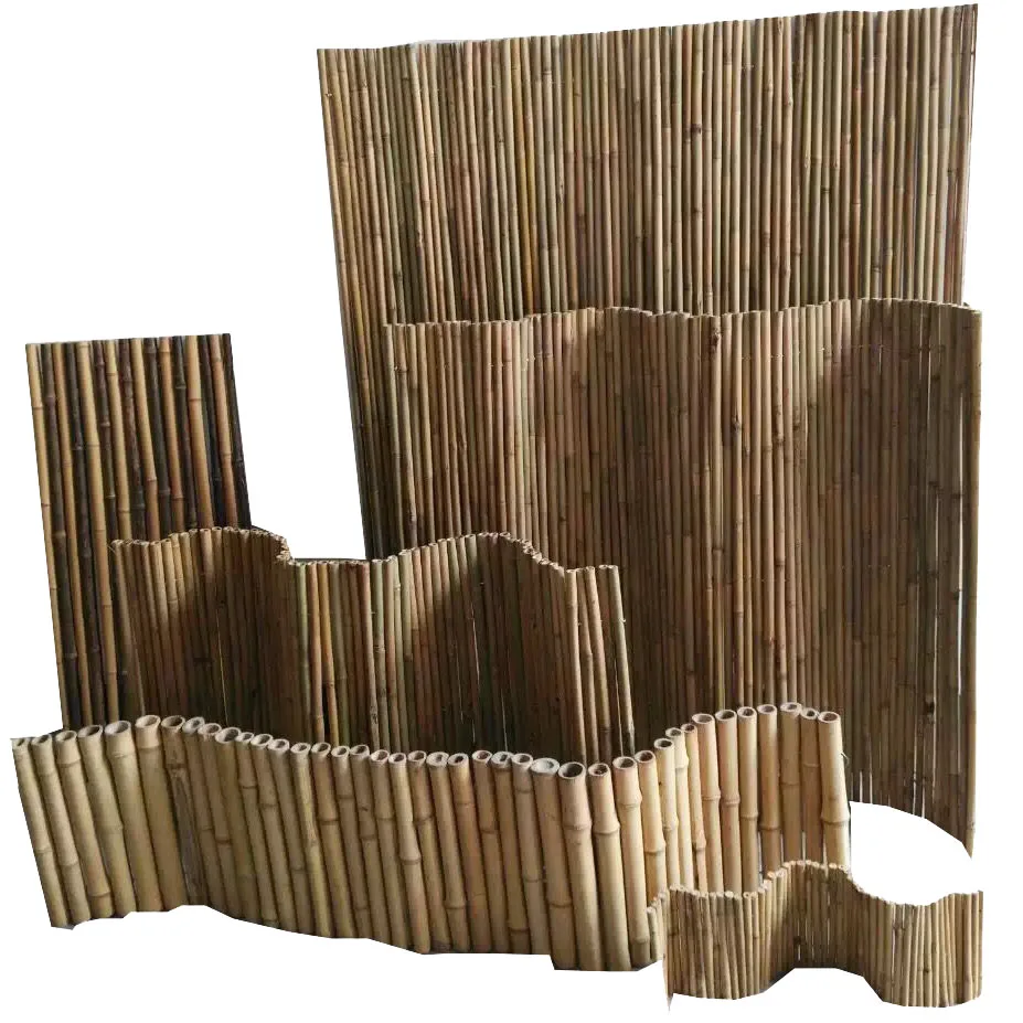 Продажа с завода FD, индивидуальный безопасный красивый натуральный высококачественный роликовый бамбуковый забор