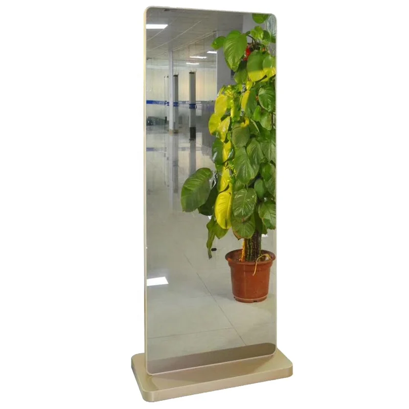 China Smart LCD digital signage magic mirror touch screen advertising display mirror advertising player