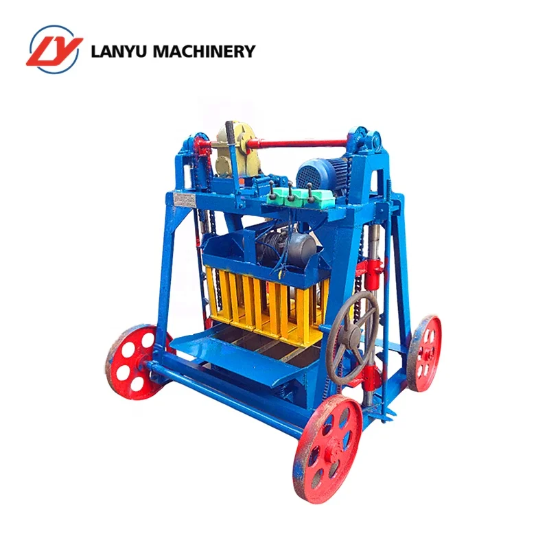 lanyu small scale production/concrete block making machine/construction equipment
