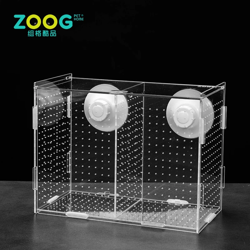 Plastic Aquarium Betta Tank Betta Cage Rumble Fish Box Fish Breeding Insulation Box