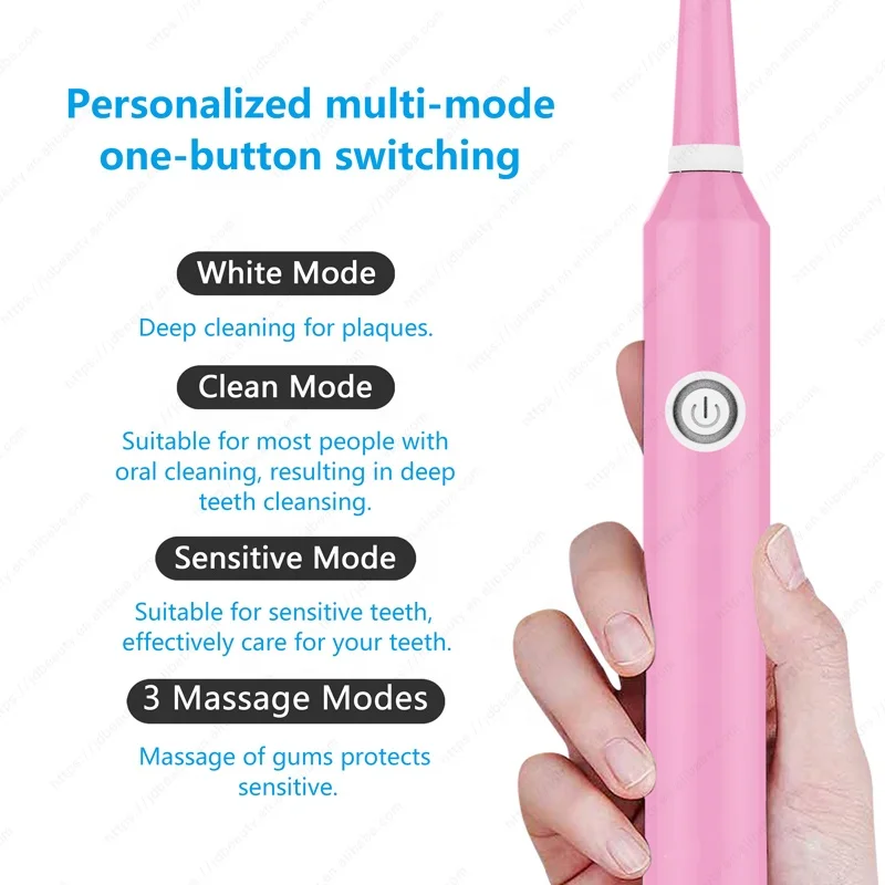 Wholesale PT1Adult Slim Waterproof Automatic Sonic Electric Vibration Cheap Battery Toothbrush China OEM