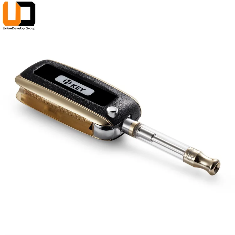 
510 thread mini vape Flip key battery cbd thick oil cartridge 650 mAh capacity vape pen battery mod kit 