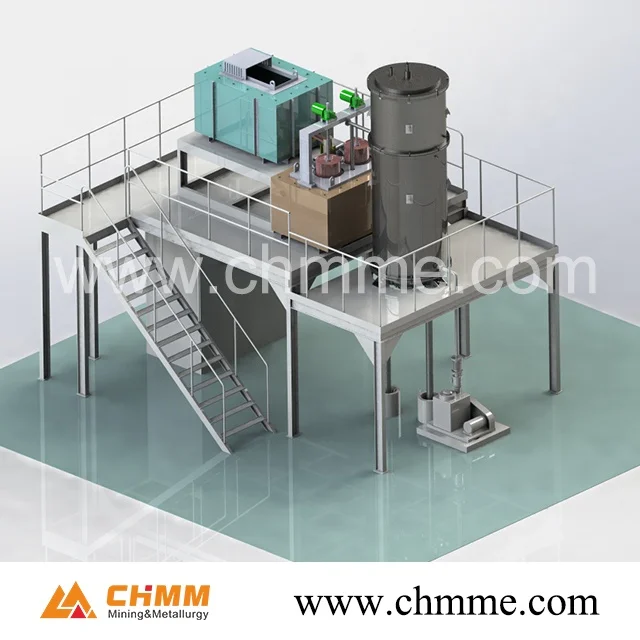 High efficiency noble Lead vacuum distillation furnace
