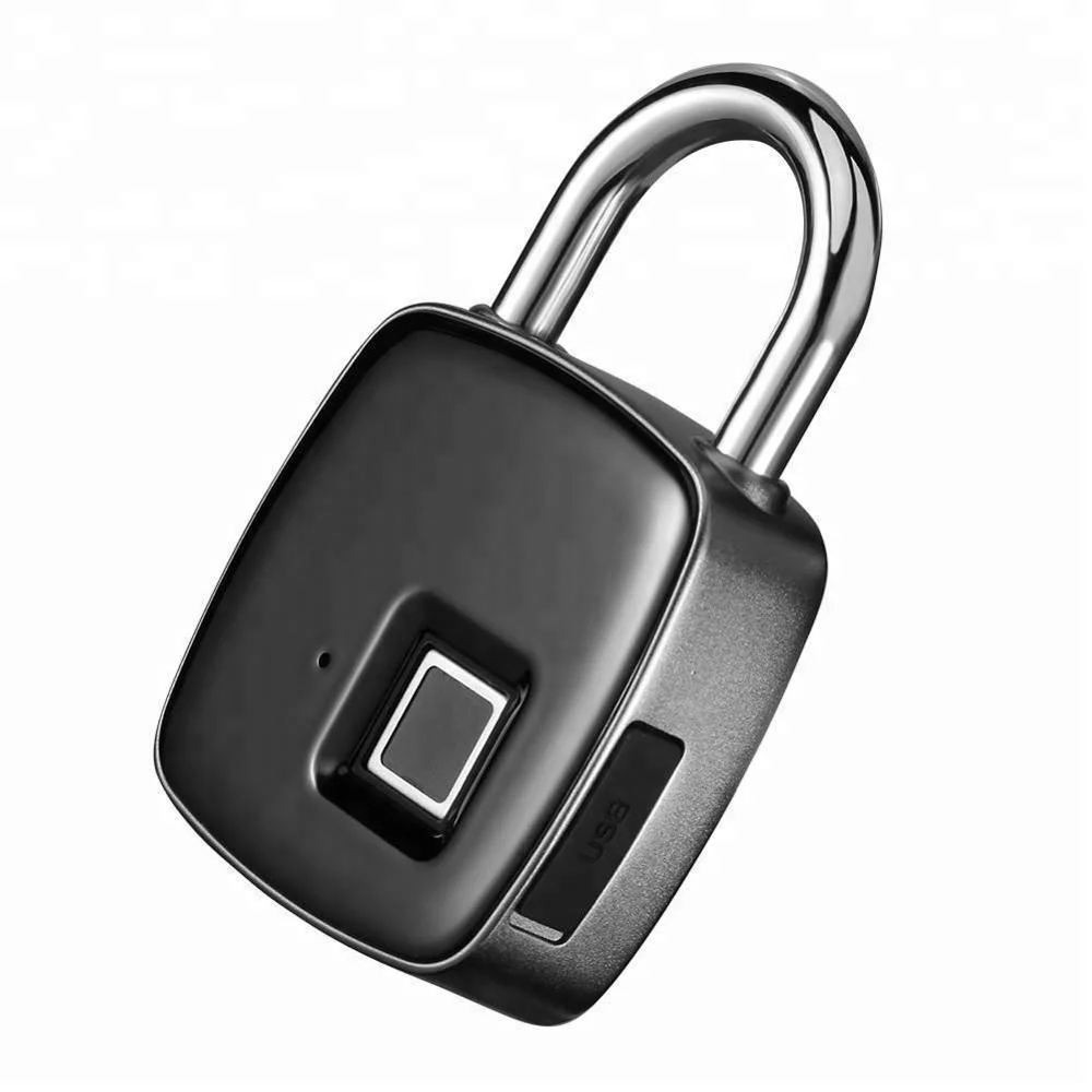 Отпечаток пальца велосипедный замок для сумки автомобиля P3 Умный Замок Отпечатка Пальца Водонепроницаемый Keyless Anti-Theft За