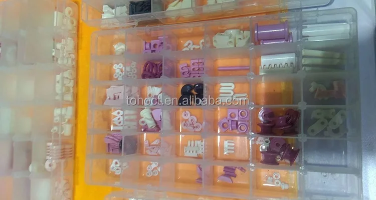 TOHO Super sale Black Zirconia white 99%alumina big textile ceramic