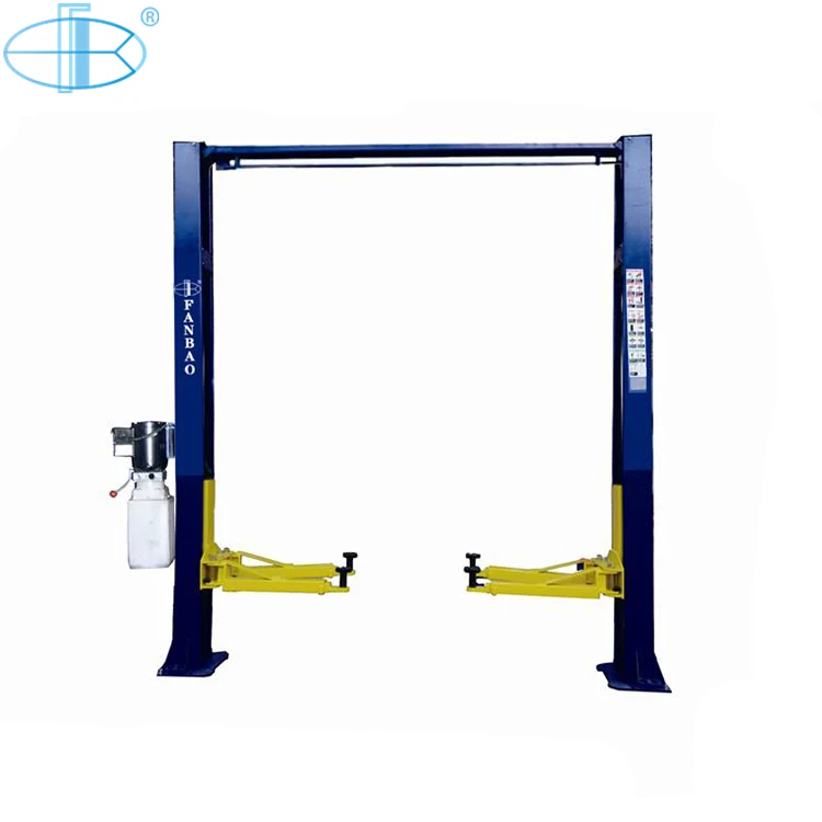 two post hydraulic car hoist hydraulic lift car maintenance equipment with CE certification Shanghai Fanbao QJY3.0-D-1