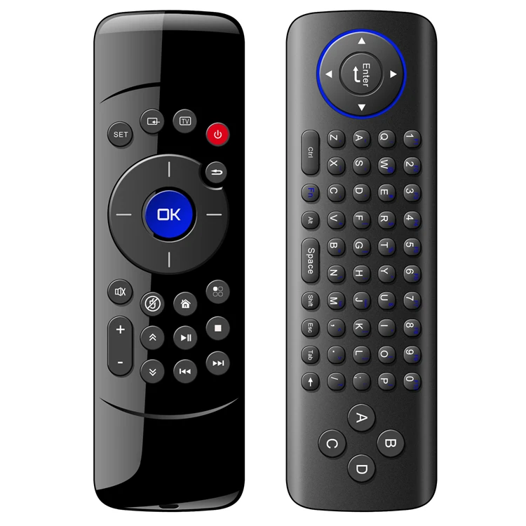 C2 Mini Wireless Remote Keyboard Air Mouse for HTPC Samsung LG Smart Android TV Box