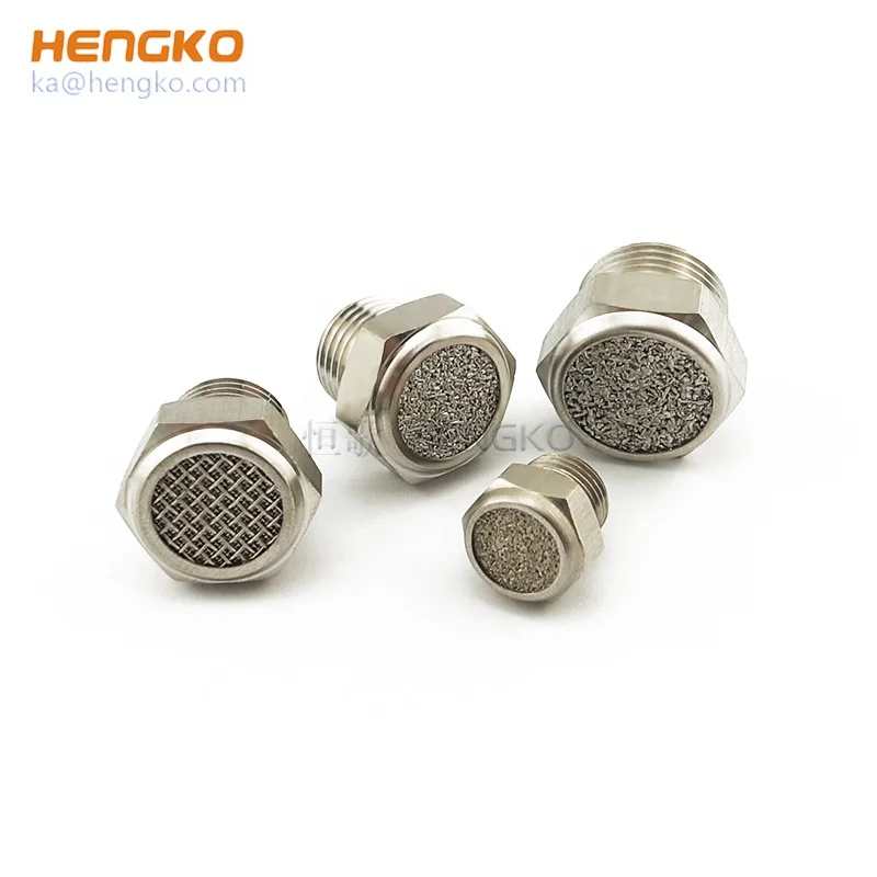 Sintered pneumatic universal motorcycle stainless steel exhaust muffler silencer