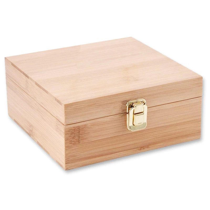 Beautifully 25 bottle wooden essential oil storage organizer box bamboo essential oil box