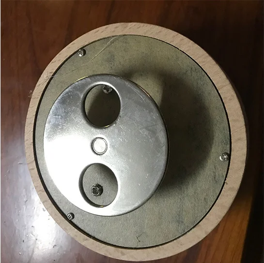 Светодиодный ночник хрустальный шар музыкальная шкатулка деревянная основа для детей подарок