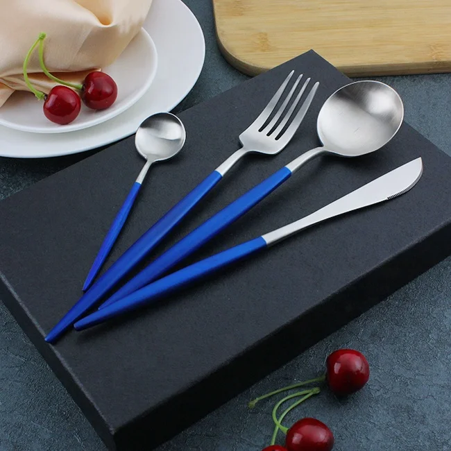 
Stainless Steel Flatware Wedding Silverware Spoon Knife Fork for Kitchenware Cutlery Set Manufacturer 