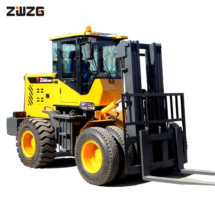 New  4x4 off-road forklift 5 tons load lifting forklift