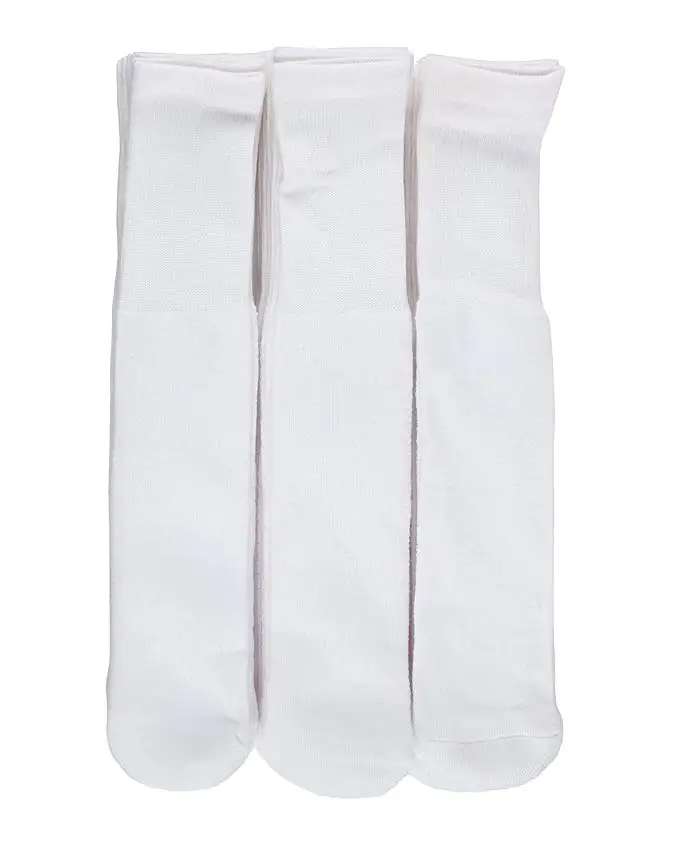 2020 Large Plus Size 100%polyester Sublimation Plain white Blank Socks