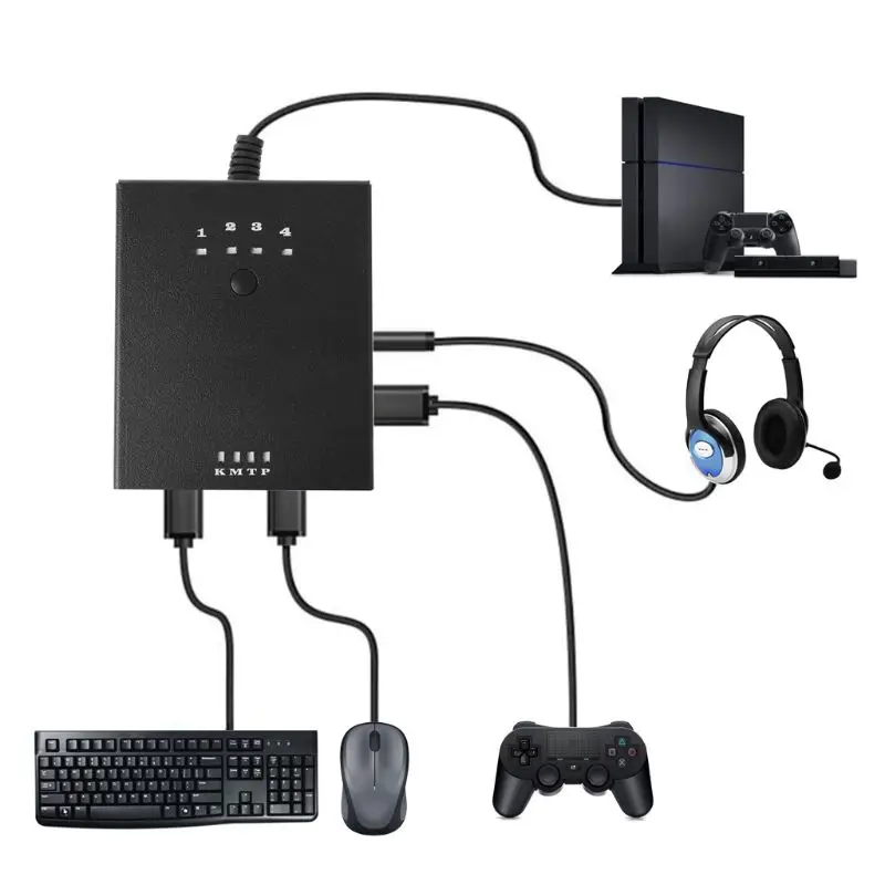 Контроллер для мыши, клавиатуры, адаптер, игровые аксессуары для PlayStation PS4 PS3 XBOXONE XBOX360