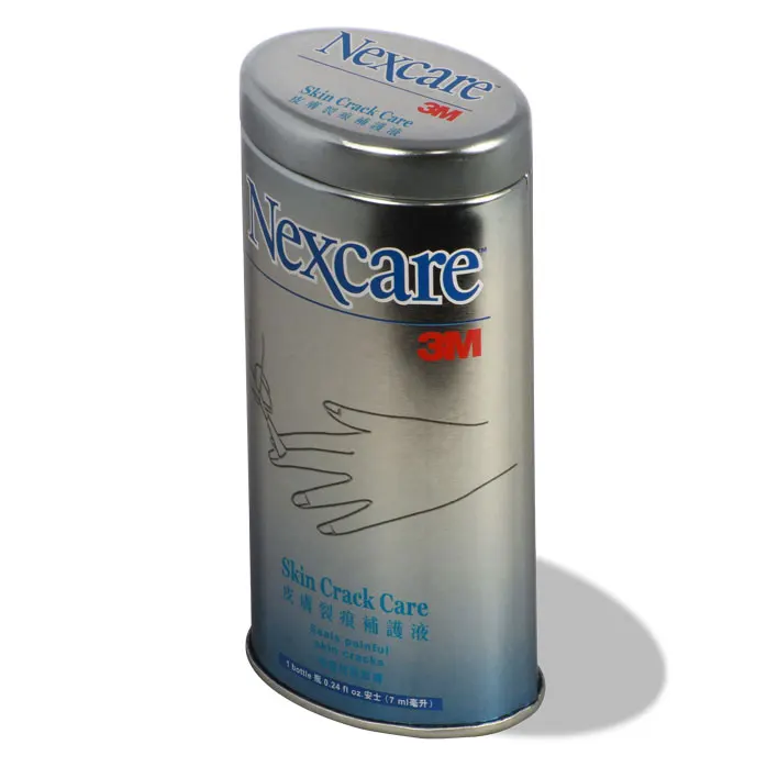 Oem Branded Metal Oval Gift Can