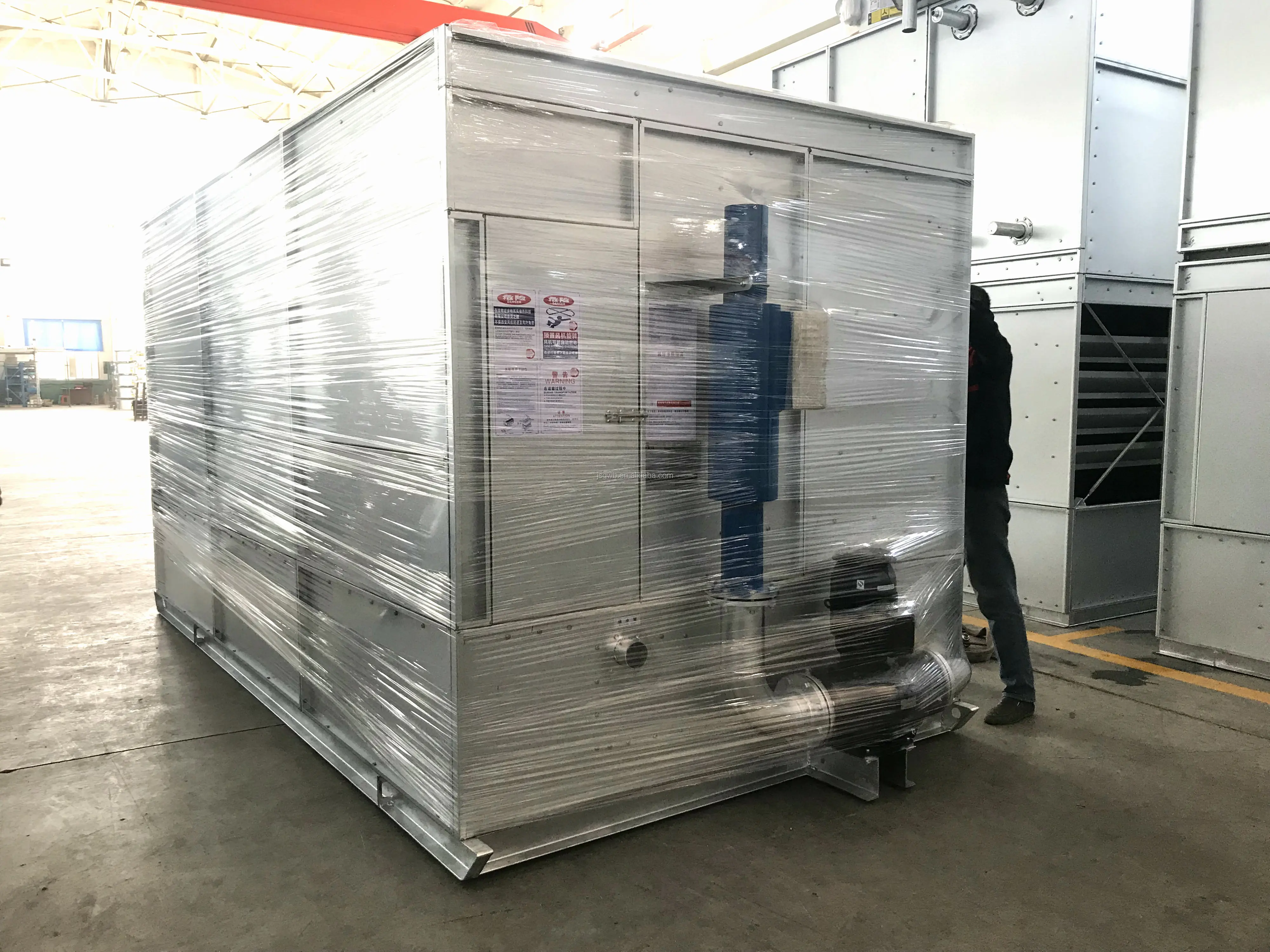 
Spray nozzle Counter flow evaporative water-sprayed evaporating condenser 