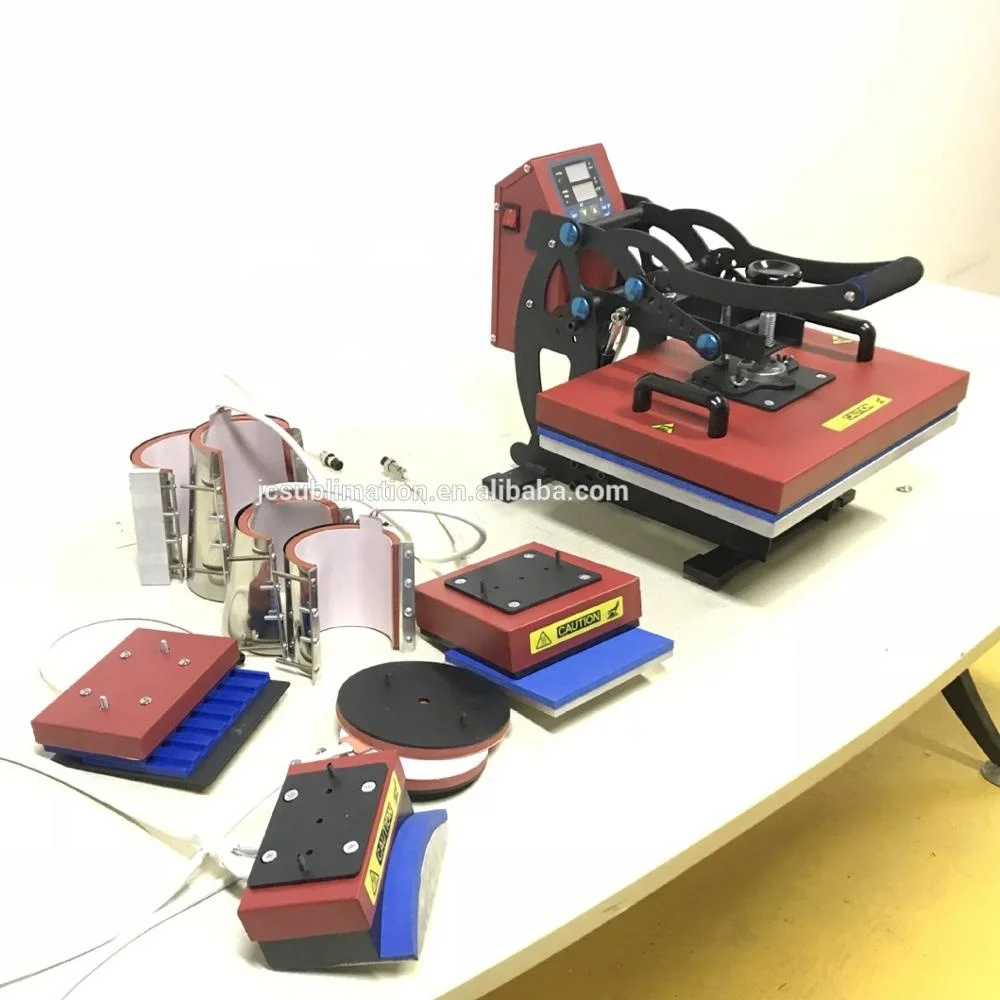 
8 in 1 Sublimation Printing Machine Cheap Mug /T-shirt /Plate /Pen /Heat Press Machine For Wholesale 