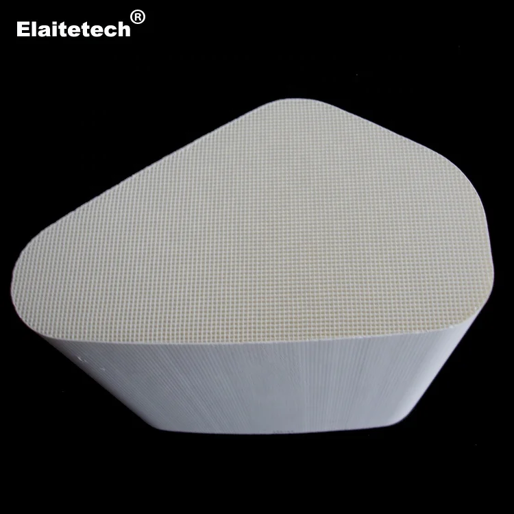 PGM coated cordierite ceramic honeycomb carrier substrate monolith catalyst support