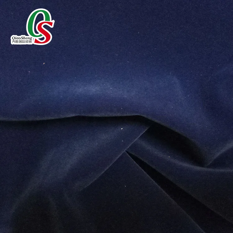 Manufacturer  nylon velvet/polyester tricot flock fabric for bags shoes jewellerypouch