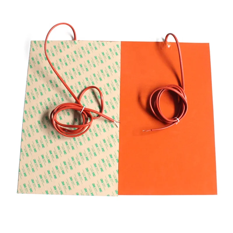 12 В 24 в 110 в 120 в 3 м клей обратно силиконовой резинкой нагревательный элемент