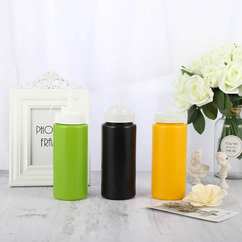 Горячие продажи пищевой 500 г пластиковая бутыль с медом с твист тонкий кончик