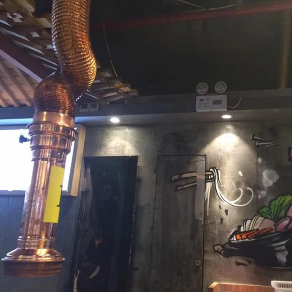 Экстрактор дыма для барбекю телескопическая выхлопная труба