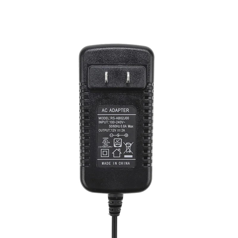 Бестселлер Регулируемый США Plug AC DC 24 Вт 12 В мощность коммутации адаптер