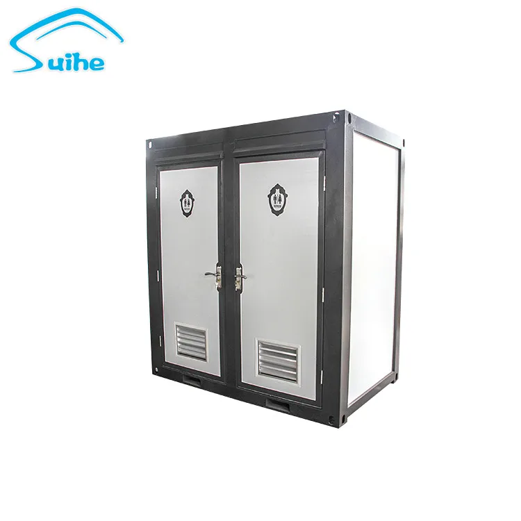 Movable container house  toilet with basin and shower for sale